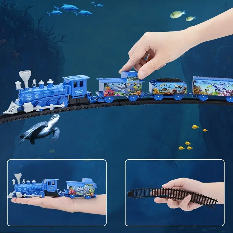 Ensemble de train électrique pour enfants jouets de train à - Temu