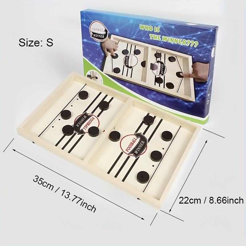 SOOXU Foosball Winner Fast Sling Disc Board Game, 2 in 1 Fast Honda Disc  Game for Party and Family Game