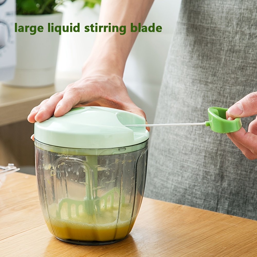 Green Household Manual Meat Blender Kitchen Mashed Garlic Machine  Hand-pulled Garlic Minced Garlic Masher