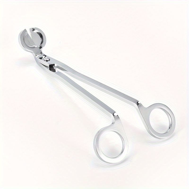 Candle Wick Trimmer, Wick Clipper Cutter with Stainless Steel Candle  Scissors for Prevent Candle Soot Buildup(Silver)