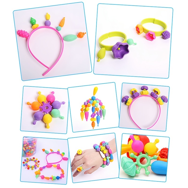  Jwxstore Kids DIY Bead Jewelry Making Kit, Beads for Girls Art  and Craft Bracelets Necklace Hairband and Rings Toy for Age 4 5 6 7 8 9 10  11 Year Old Girl Christmas Gifts : Toys & Games