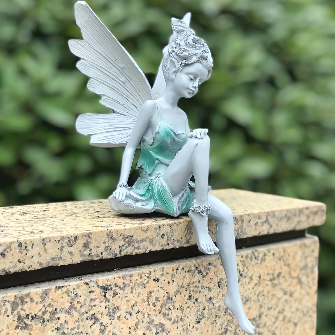 1 Pièce/ensemble De Statue De Fée De Jardin, Ornements D'ange