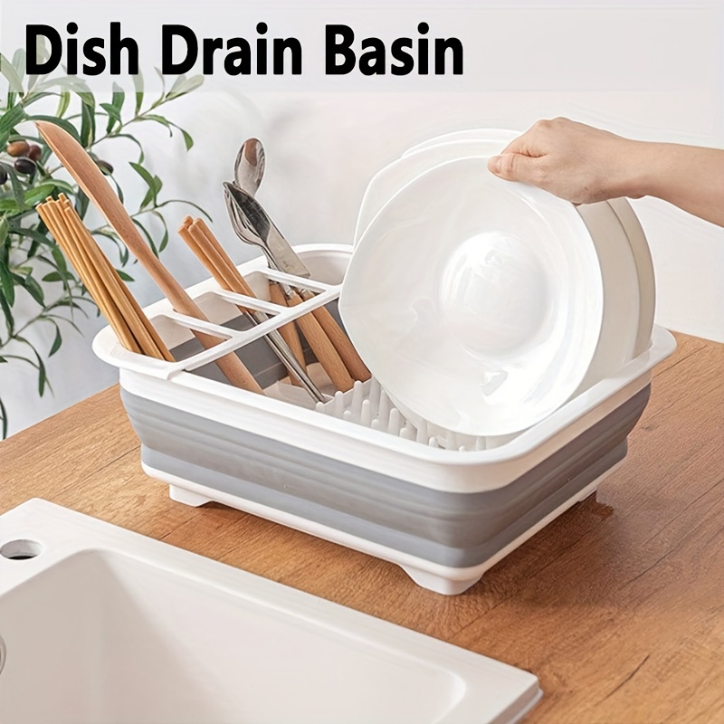 Food-Grade Plastic Collapsible Drying Dish Rack Foldable Dish Drainer  Storage - China Sink Storage Rack and Dish and Bowl Storage Rack for Sink  price