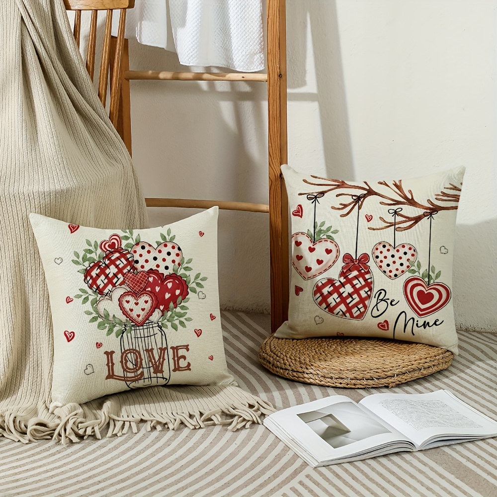 Love Throw Pillow Covervalentine's Day 