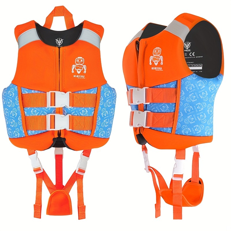 Neoprene Life Jacket For Kids Buoyancy Life Vest Boys Girls Surfing Vests  Diving Flotation Swimming Aid Child