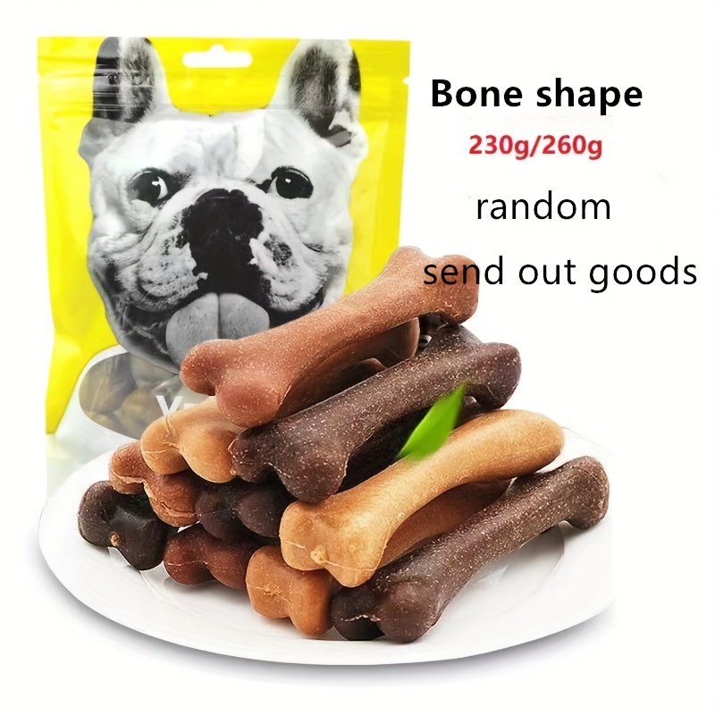 170g interactive bone shaped dog chew toy keep pets teeth clean healthy 3