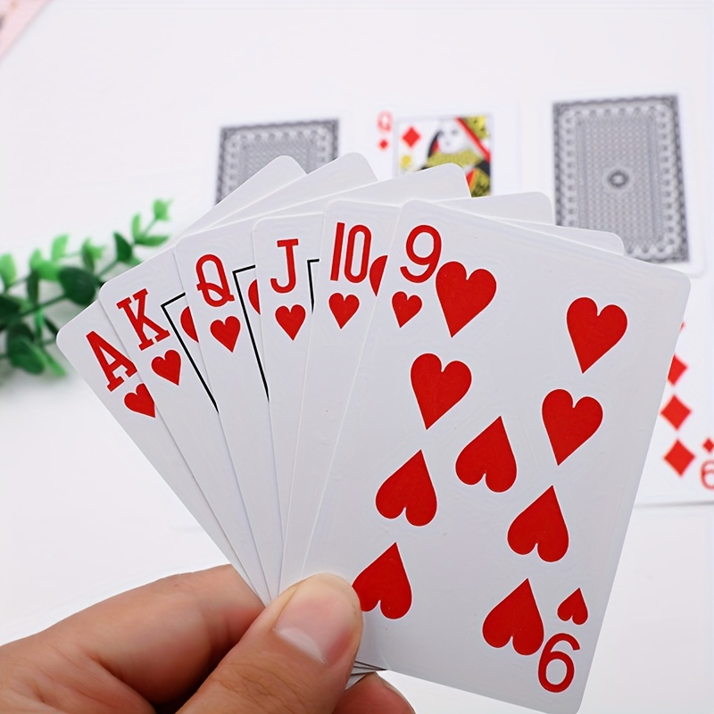 Mini Poker Cards For Party Multiplayer Card Game Size - Temu