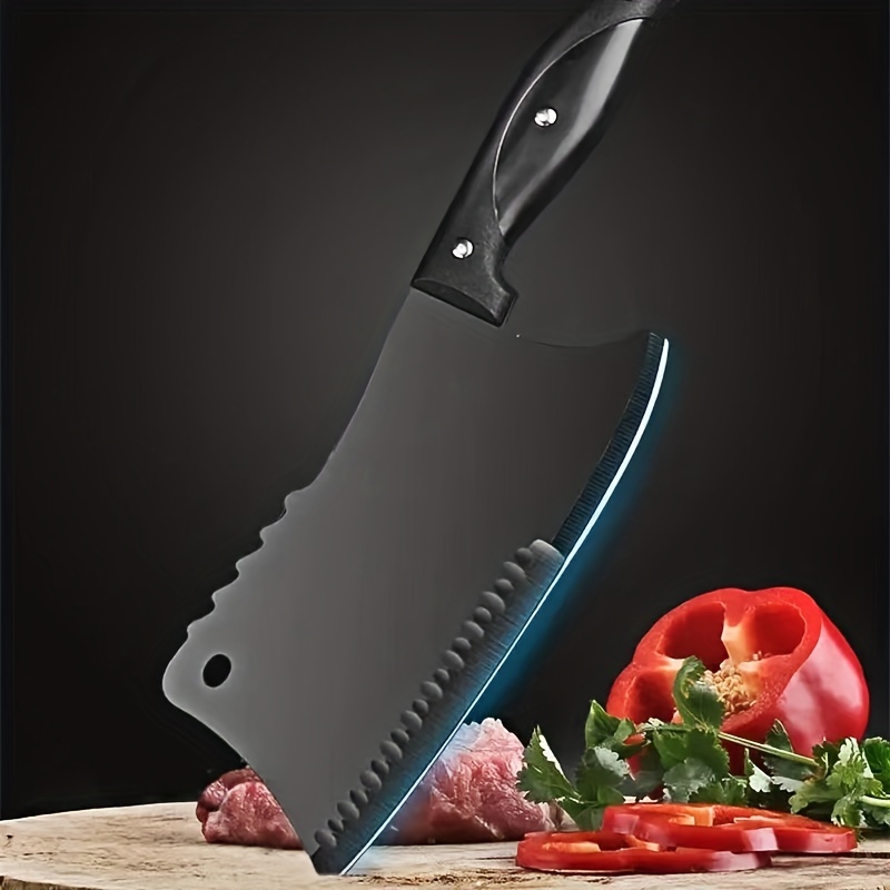 All steel Kitchen Knife Home Chopping Dual purpose Knife - Temu