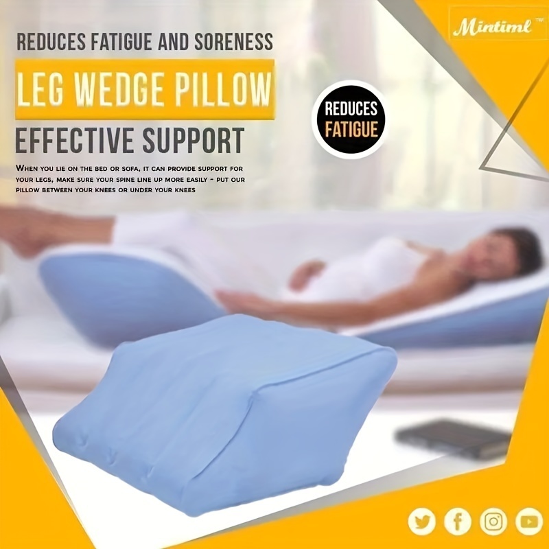 Leg Elevation Pillow Inflatable Wedge Pillows Comfort Leg Pillows For  Sleeping Leg & Back Relax Leg Support Pillow Leg Wedge Pillows For After  Aurgery, Hip, Foot, Ankle Recovery - Temu