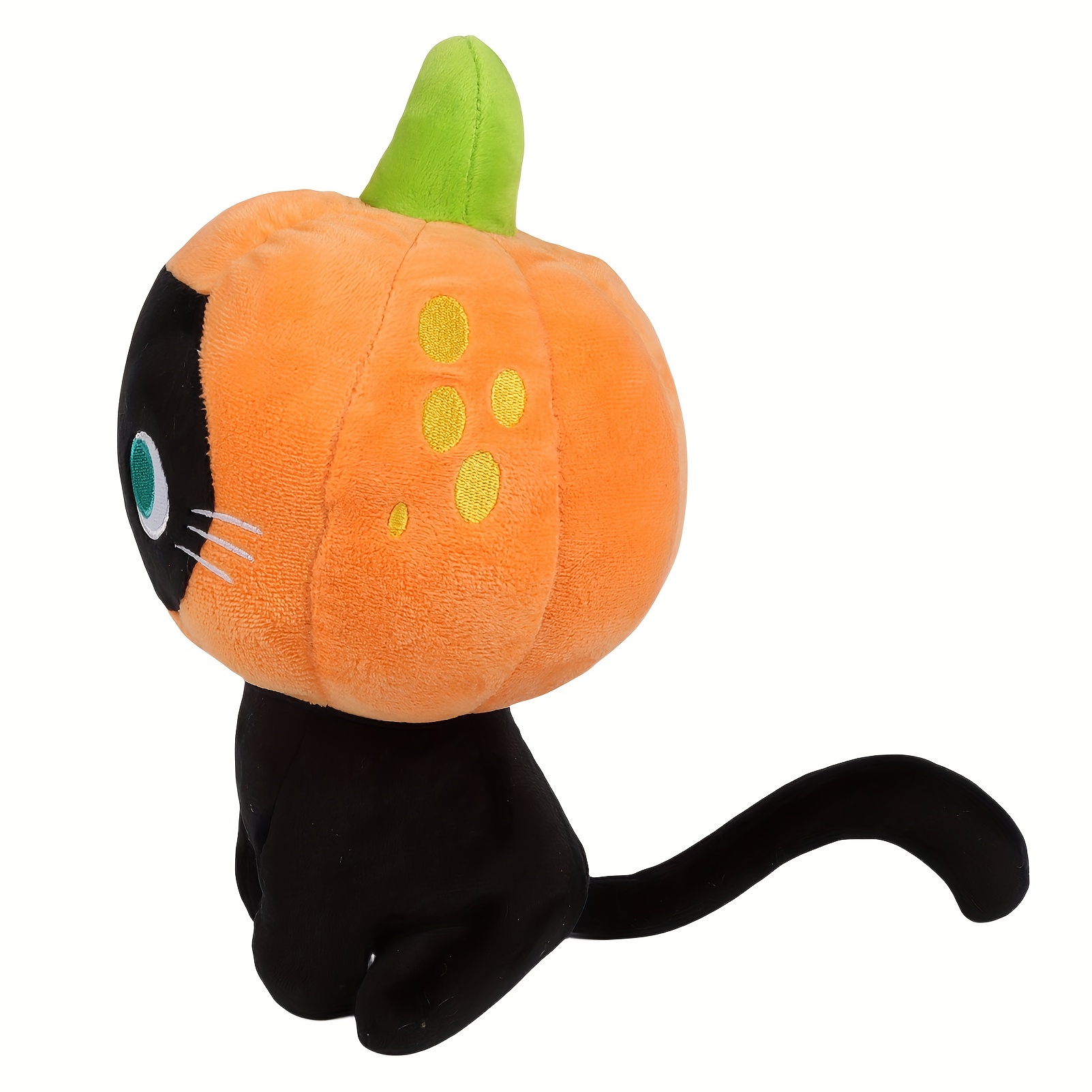 Pumpkin Kitty Halloween Stuffed Animal