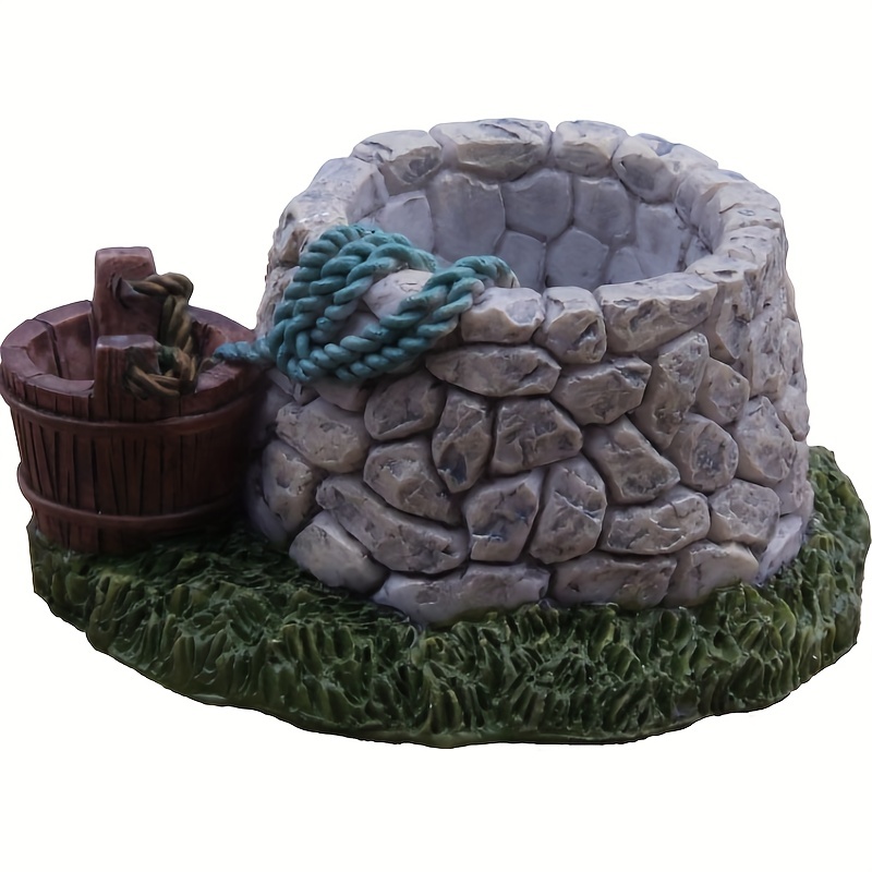Stone Well Aquarium Decoration