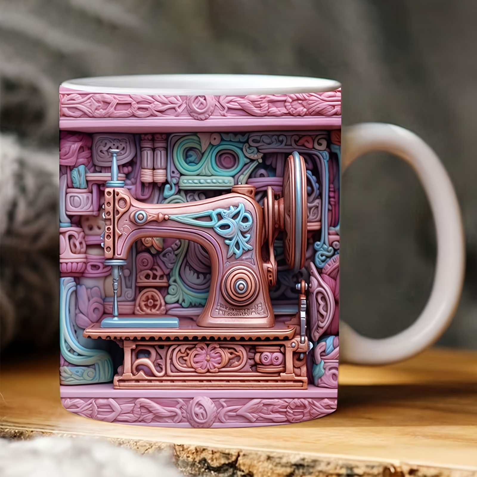 Sewing Machine Coffee Cup Novelty Sewing Machine Mug - Temu