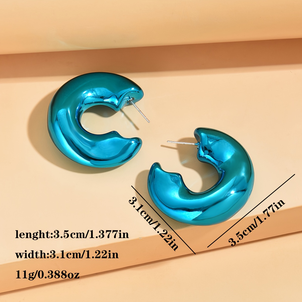 Colorful Acrylic Lightweight Female Hoop Earrings Elegant Temu United colorful-acrylic-lightweight-female-hoop-earrings-elegant-temu-united