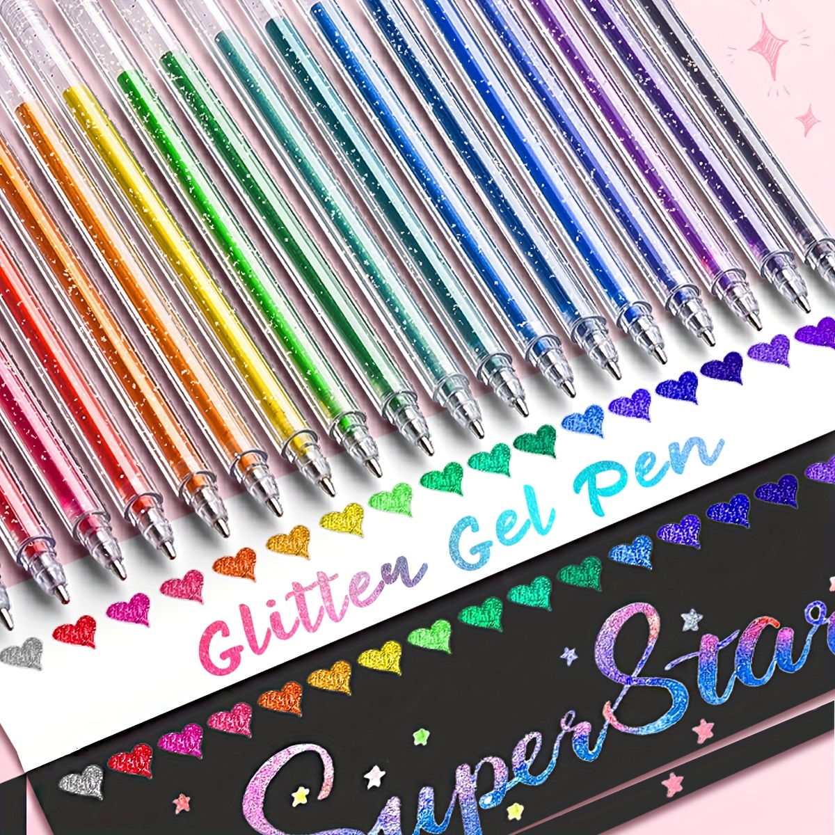 Glitter Pen Colored Gel Glitter Pen Set Glitter Gel Pens For - Temu Germany
