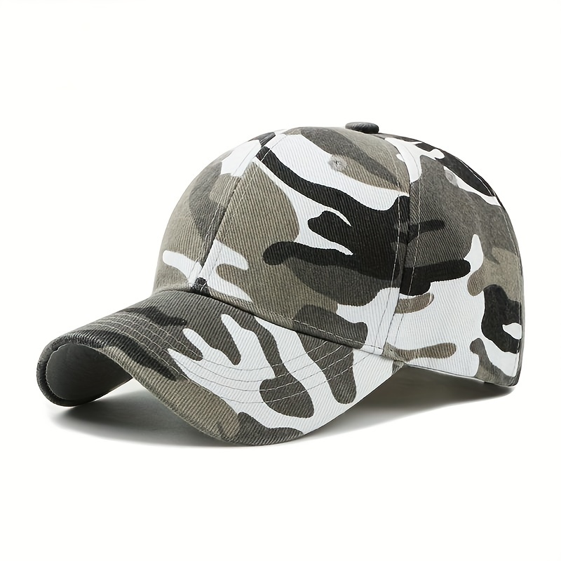 Style One Camouflage Print 1pc Baseball Baseball Hat, Dad Hats, Men's Unisex Sunshade Casual Outdoor Training Mountaineering Fishing Baseball For