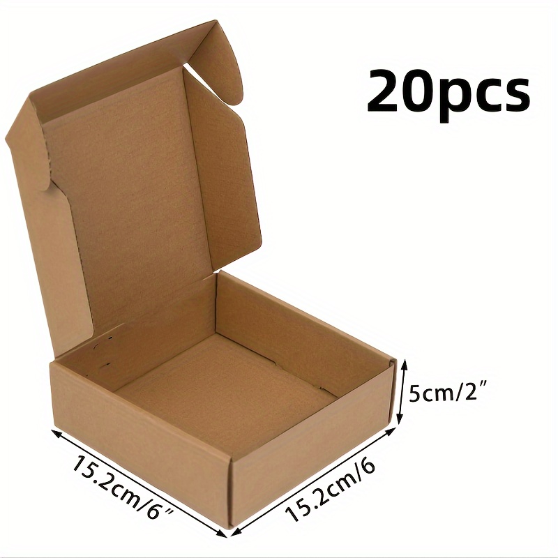 10/20pcs Cajas Envío Pequeñas Cajas Mudanza Kraft Cajas - Temu Chile