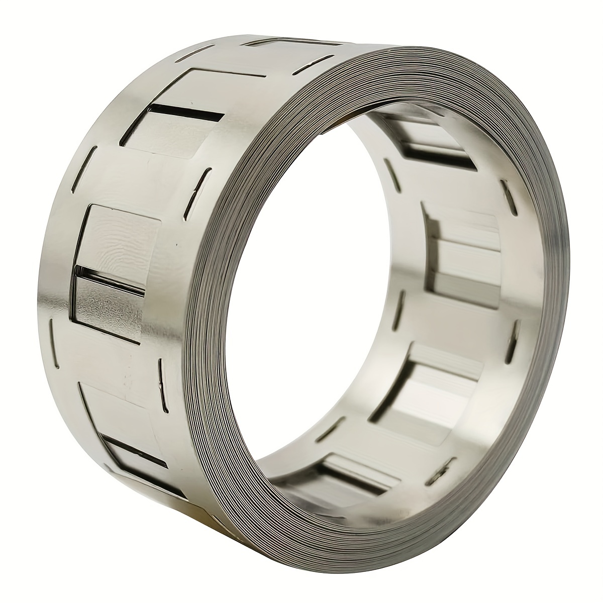 Steel Rings Welded Nickel Plate 2 1/2 ID 12 Pcs