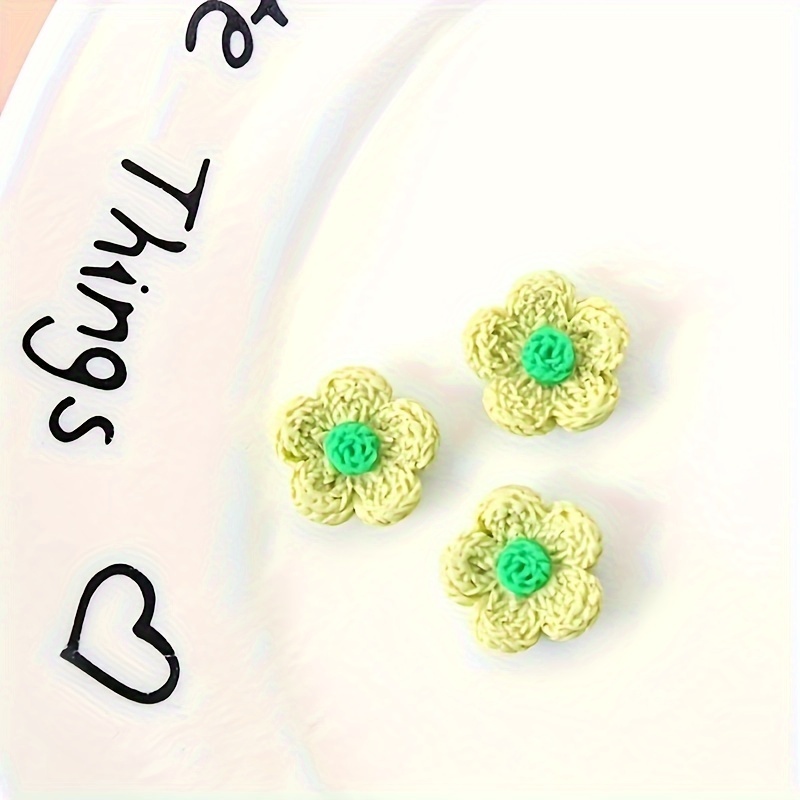 New Simulated Woolen Yarn Resin Charms for Jewelry Making Diy