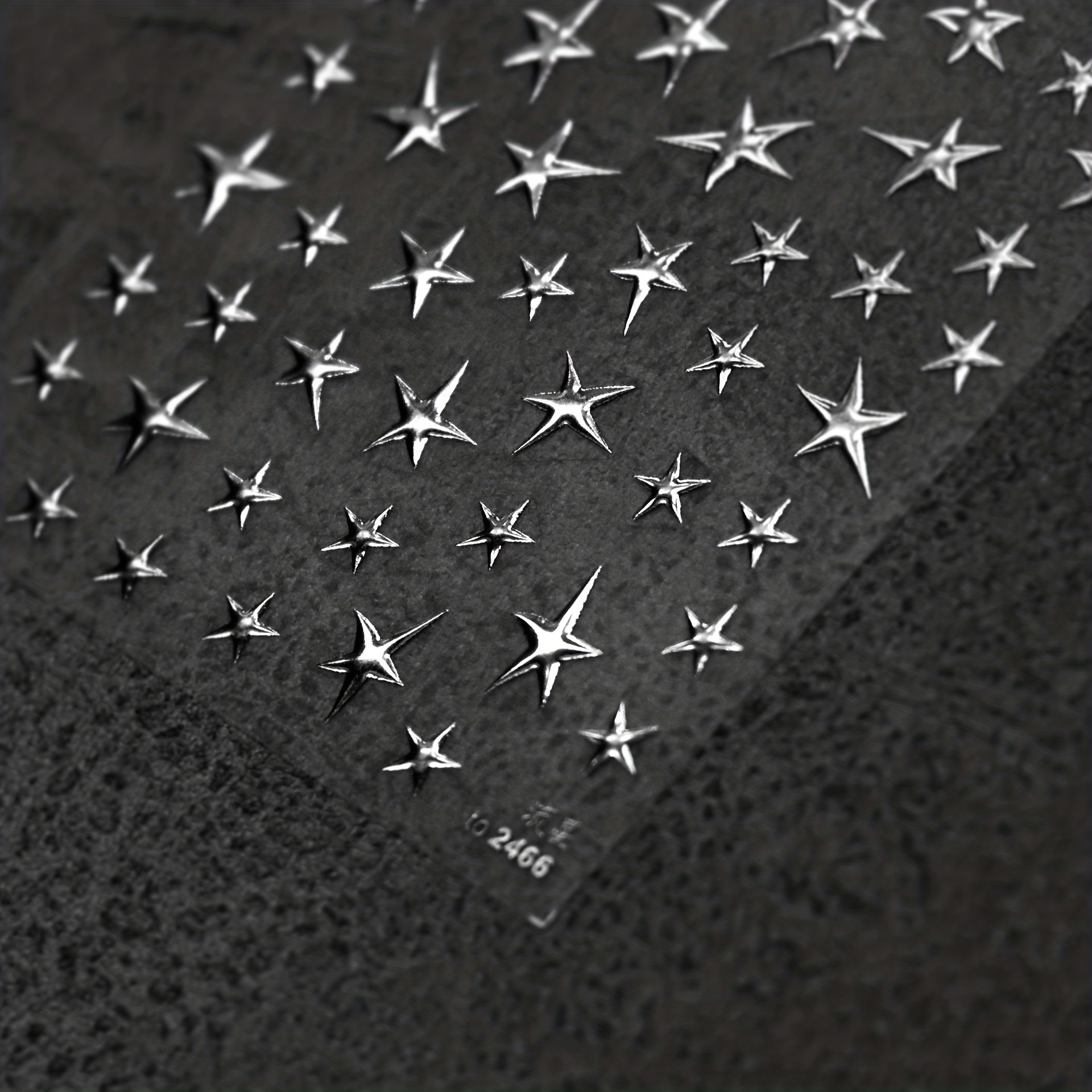 5D Laser Star Art Sticker Holographic Nail Decals