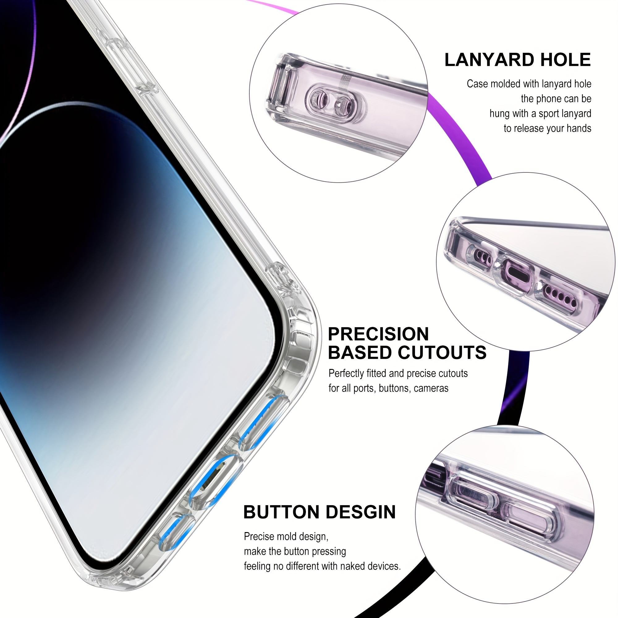 Funda Transparente Tpu Cristalino Prueba Golpes Tpu - Temu Mexico