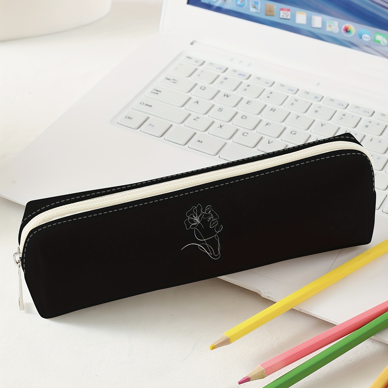 Tools & Accessories - Chinese Style Retro Simple Roll Up Pencil Case