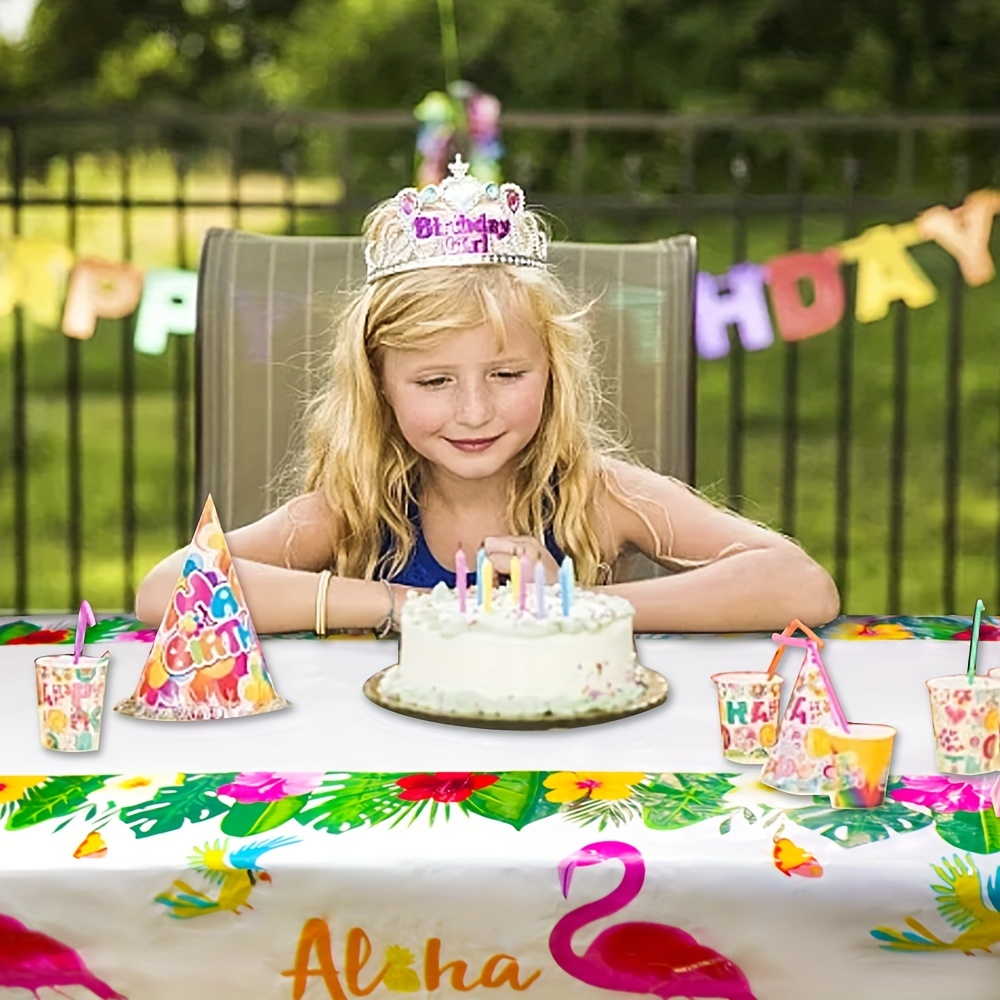 Talking Tables Mantel desechable de papel rosa pastel para fiesta de  cumpleaños de niñas, baby shower, despedida de soltera, temática de  unicornio, 70