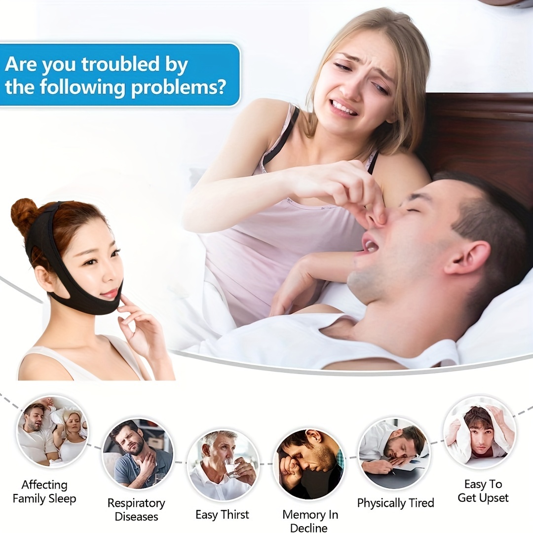 Anti Snoring Chin Strap Snoring Chin Strap Chin Straps Keep Temu