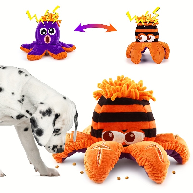 Crinkle Dog Squeak Toy Plush Dog Treat Dispensing Puzzle - Temu