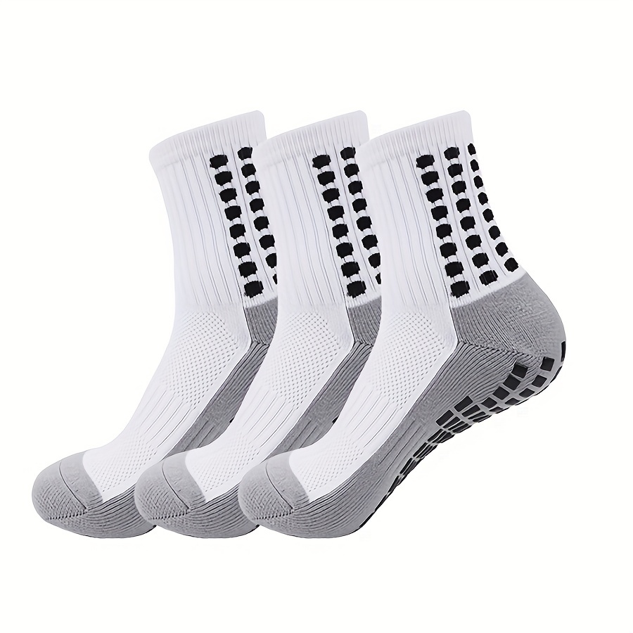Non slip Athletic Socks Towel Bottom Silicone Grips Outdoor - Temu