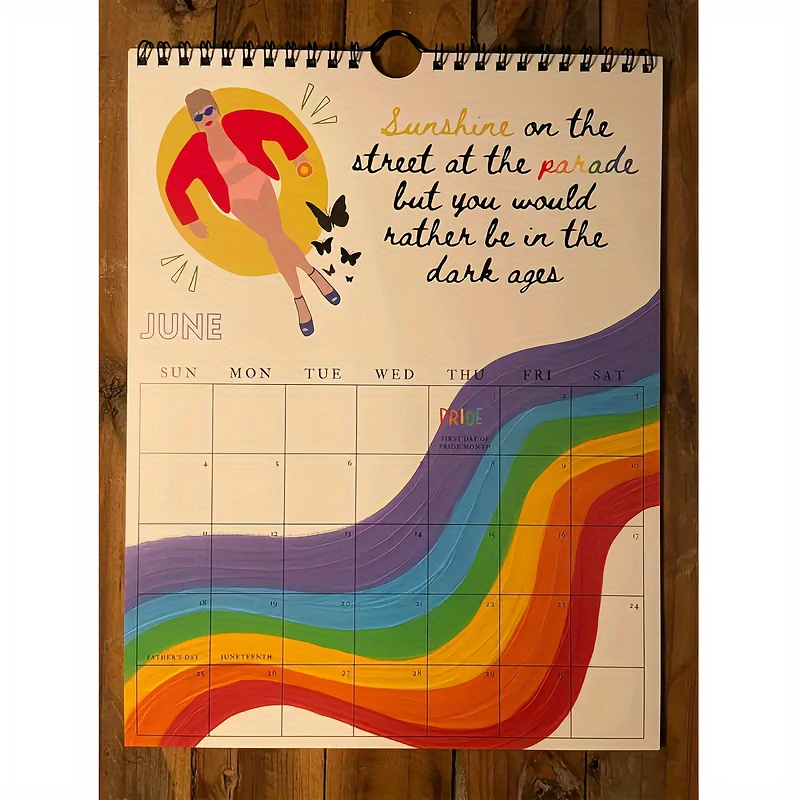 2024 Star Lyrics Concert Roaring Twenties Calendar Wall - Temu