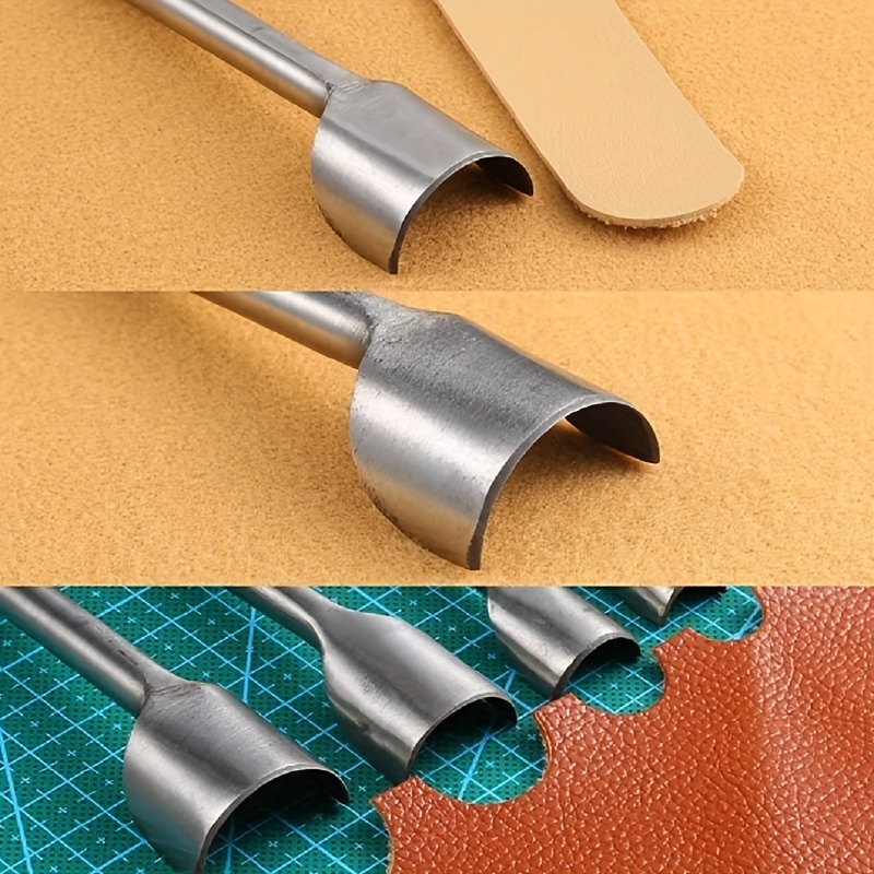 5mm Leather Oval Shape Hole Punch Oval Angle Spacing Belt Punching Tools  DIY Craft Leather Puncher Hole Drilling Tool - AliExpress