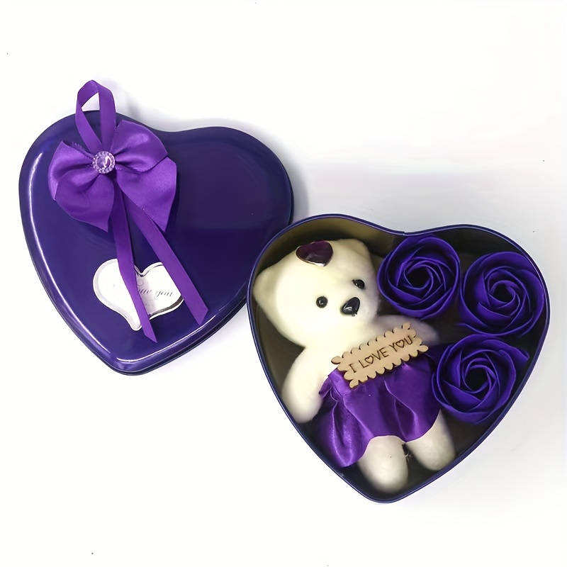 Acheter Rose Bear Valentine Cadeau pour sa tante cool personnalisée, cadeau  de maman, fleur artificielle Rose Forever Bear, cadeau rose pour petite amie,  femme