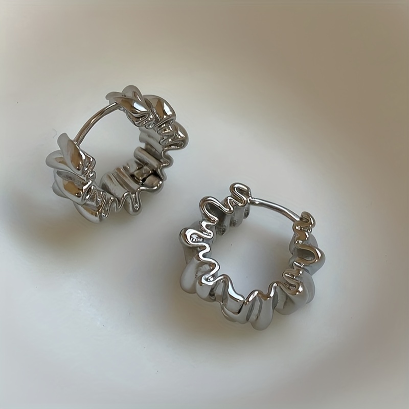 Minimalist Circular Hoop Earrings INS Style