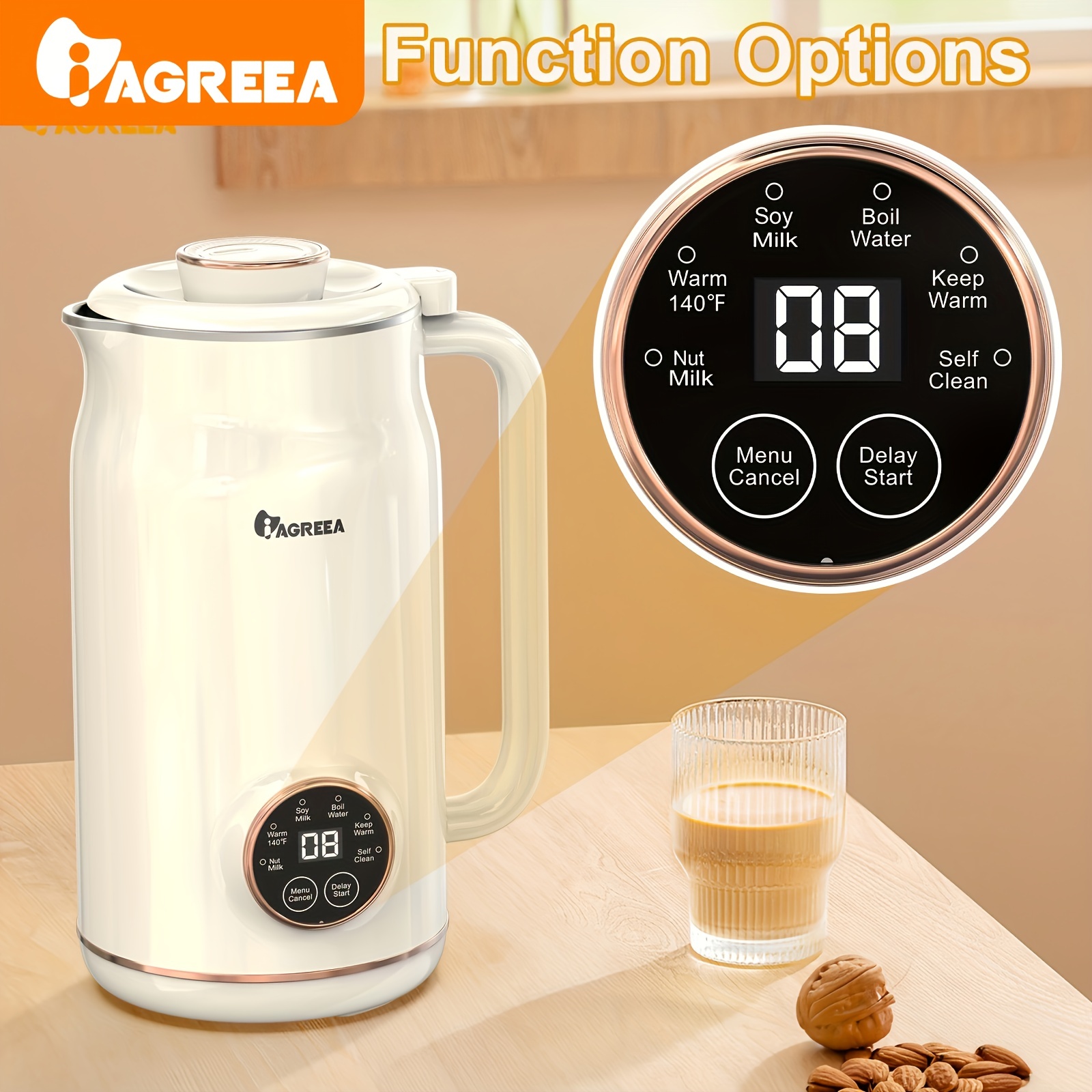 Nut Soybean Milk Maker Machine One touch Plant based Milk - Temu