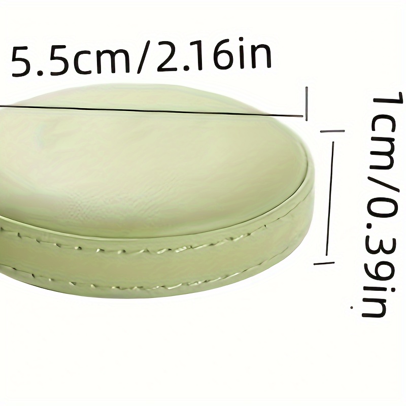 1.5M Mini Cute Portable Leather Measuring Tape(Random Color Delivery)