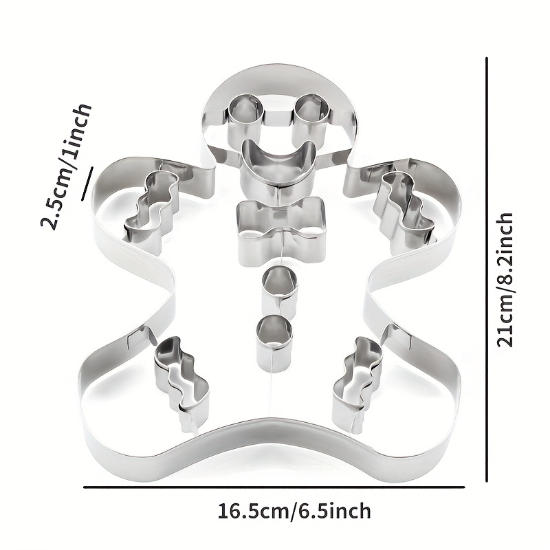 Christmas Cookie Cutters Stainless Steel Pastry Cutter Set - Temu