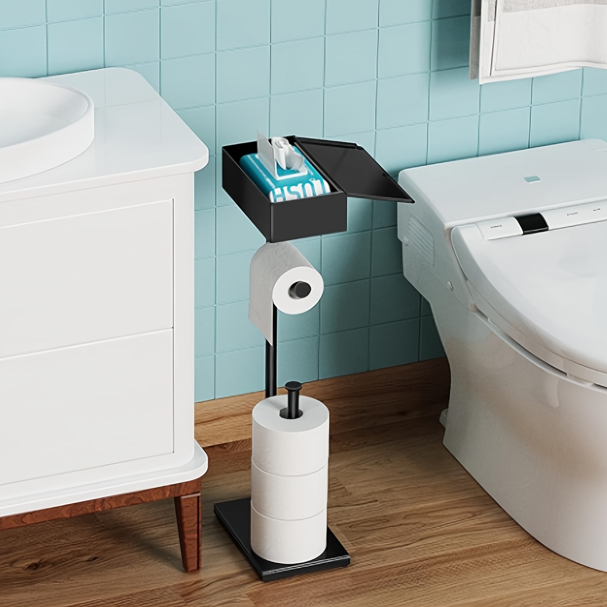 Bath Accessories Freestanding Toilet Paper Holder