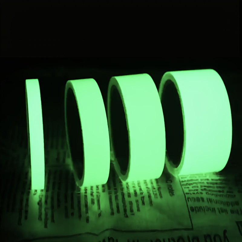1pc 5m Self Adhesive Luminous Tape Night Vision Glow Stickers Diy Home  Decoration Warning Fluorescent Safety Tapes Party - Automotive - Temu