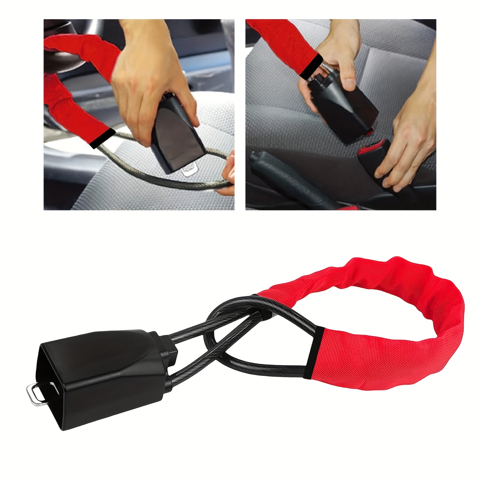 Cerradura de Gancho para Coche, Cerradura Antirrobo para Volante, Seguridad  Universal, Tipo Arpón en Forma de U, Cerradura Ajustable para Coche,  Furgoneta, Camión, SUV con 2 Llaves : : Electrónica