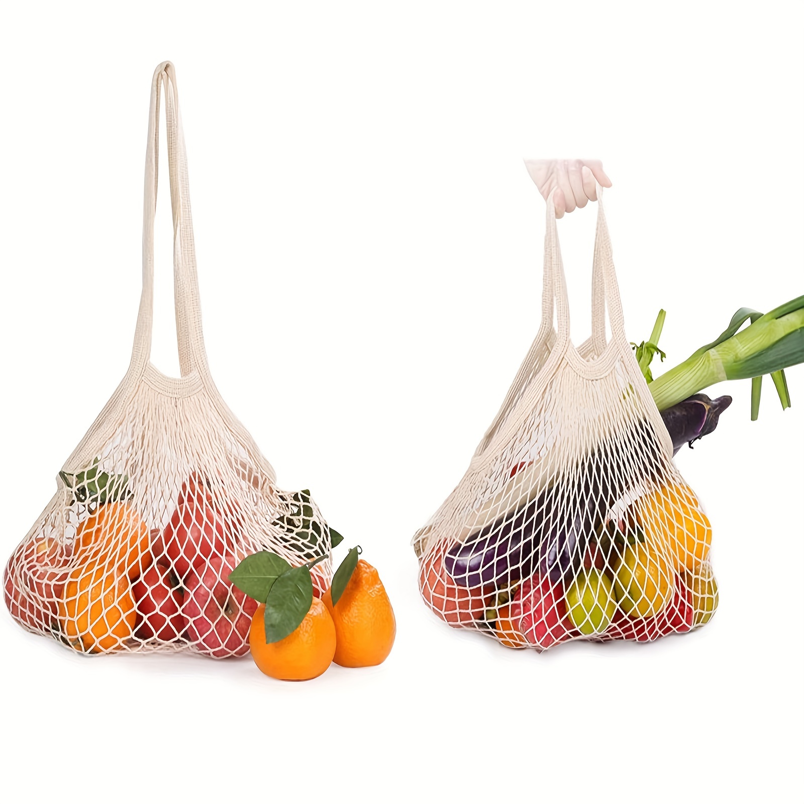 Reusable Produce Bag Mesh Bag Environmental Friendly Shopping Bag Large Capacity