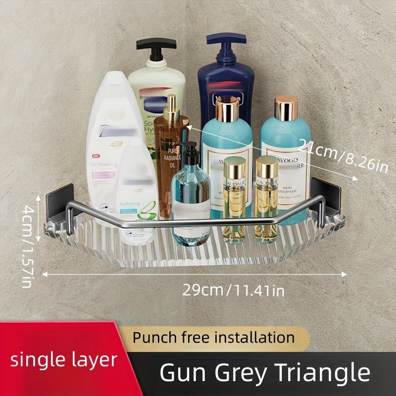 4 Layers Bath Bathroom Shower Caddy Corner Soap Shampoo Holder
