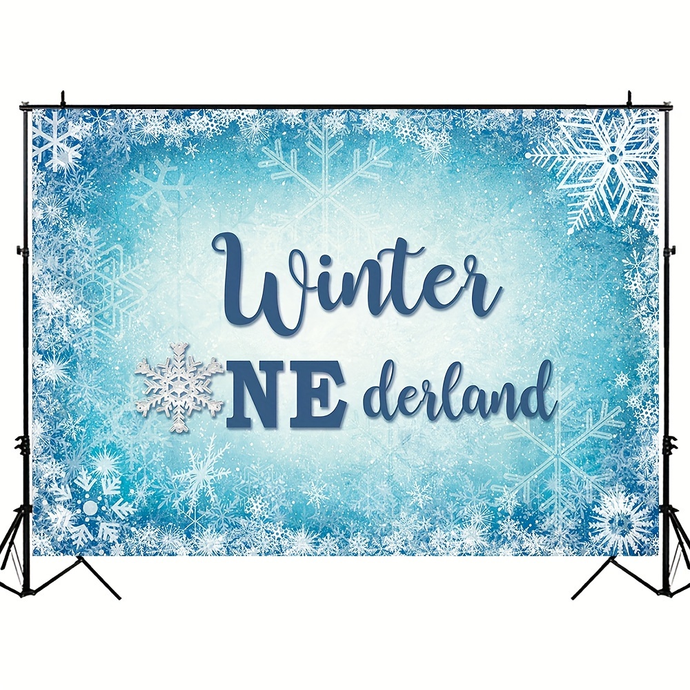 Winter Wonderland Banner Winter Wonderland Snowflakes Banner