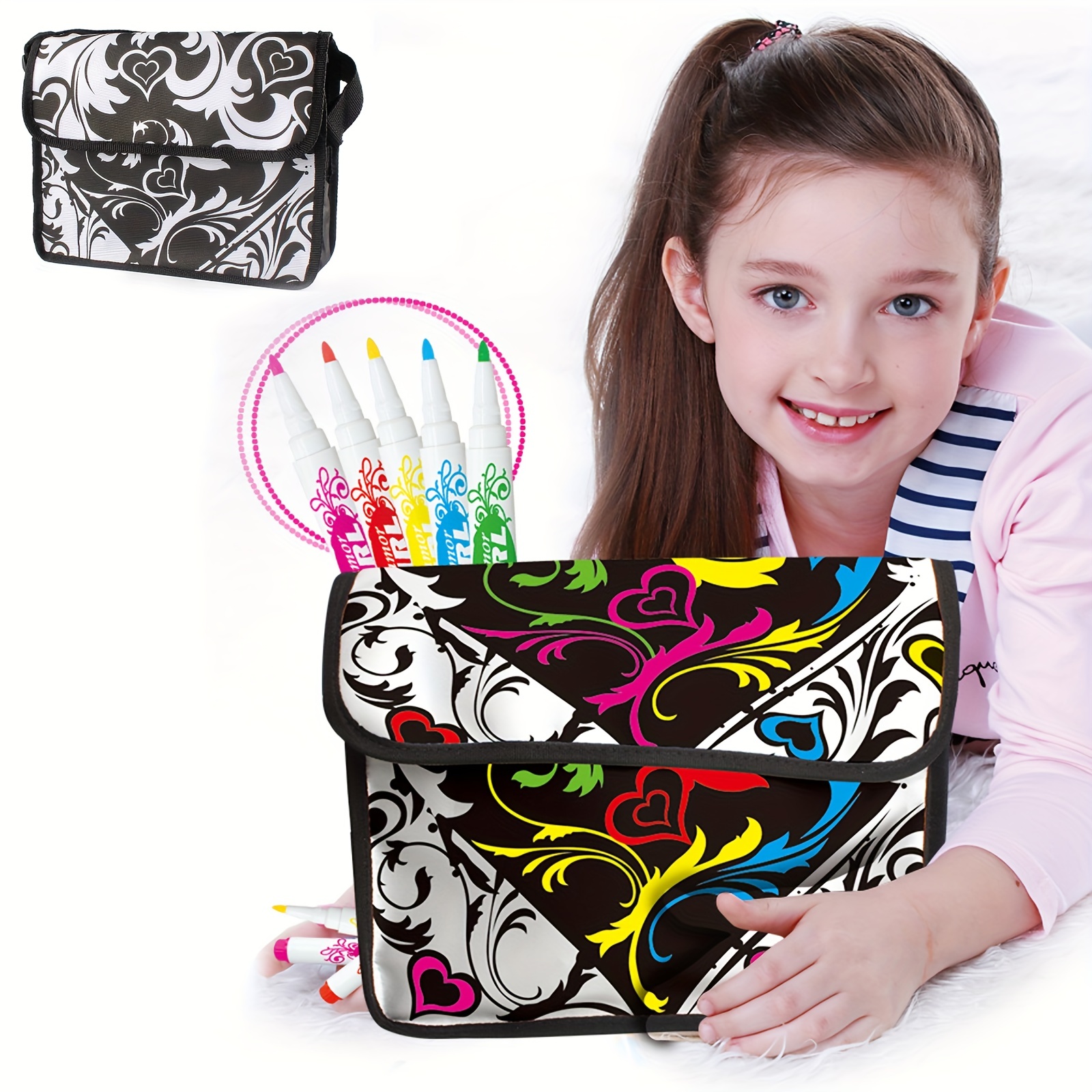 diy backpack craft kit messenger bag chrismas halloween Temu