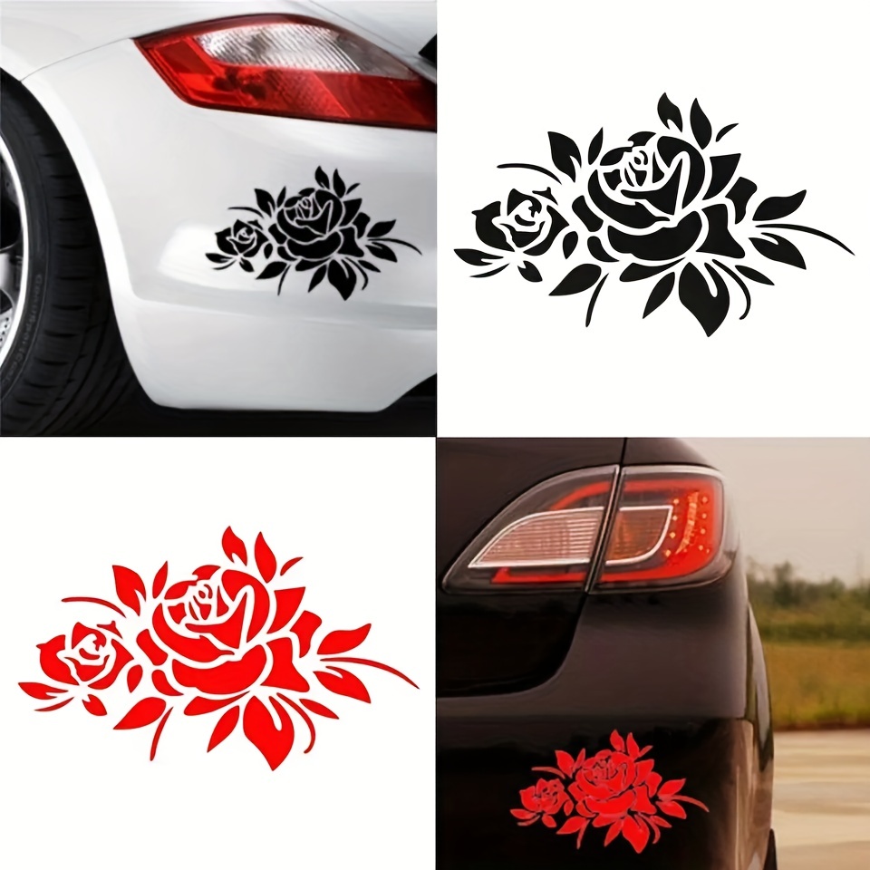Aufkleber für Auto - Blumen Aufkleber für die Dekoration von Autos und  Wänden.