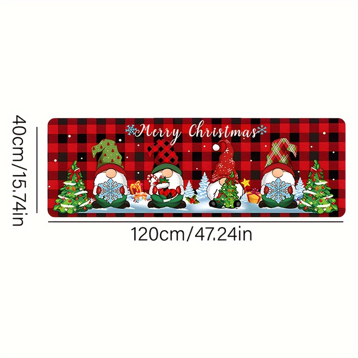 Non Slip Rubber Pack Floor/Kitchen Mats with Christmas Themes, 30x20 -  20x30 - On Sale - Bed Bath & Beyond - 32489707