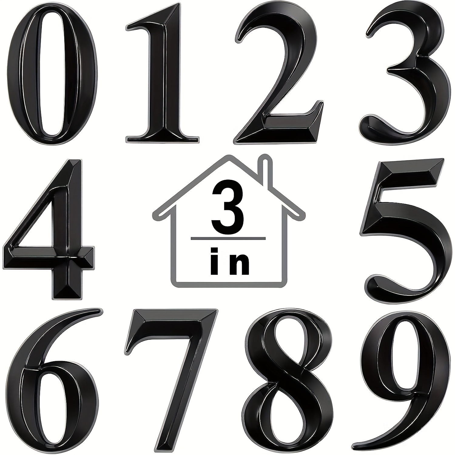 numeros casa exterior buzon correos exterior casa numeros adhesivos numero  casa Placa con números de dirección 3D, 6CM, 0-9, números de puerta, placa,  signo, pegatina, Hotel, apartamento, casa, calle, letras, etiqueta -  AliExpress