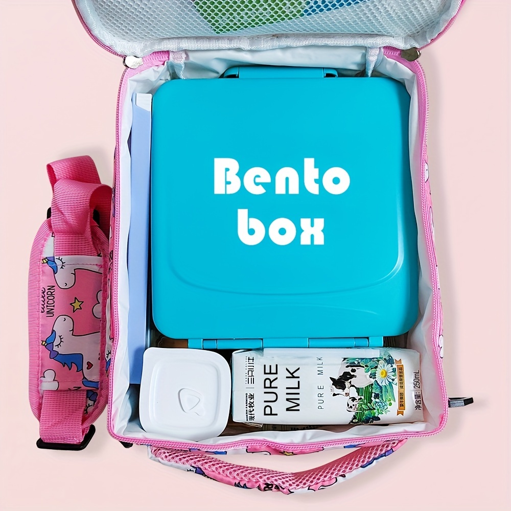 Lunch Box For Kids, Unicorn Print Insulated Lunch Bag, Portable Lunch Bag -  Temu