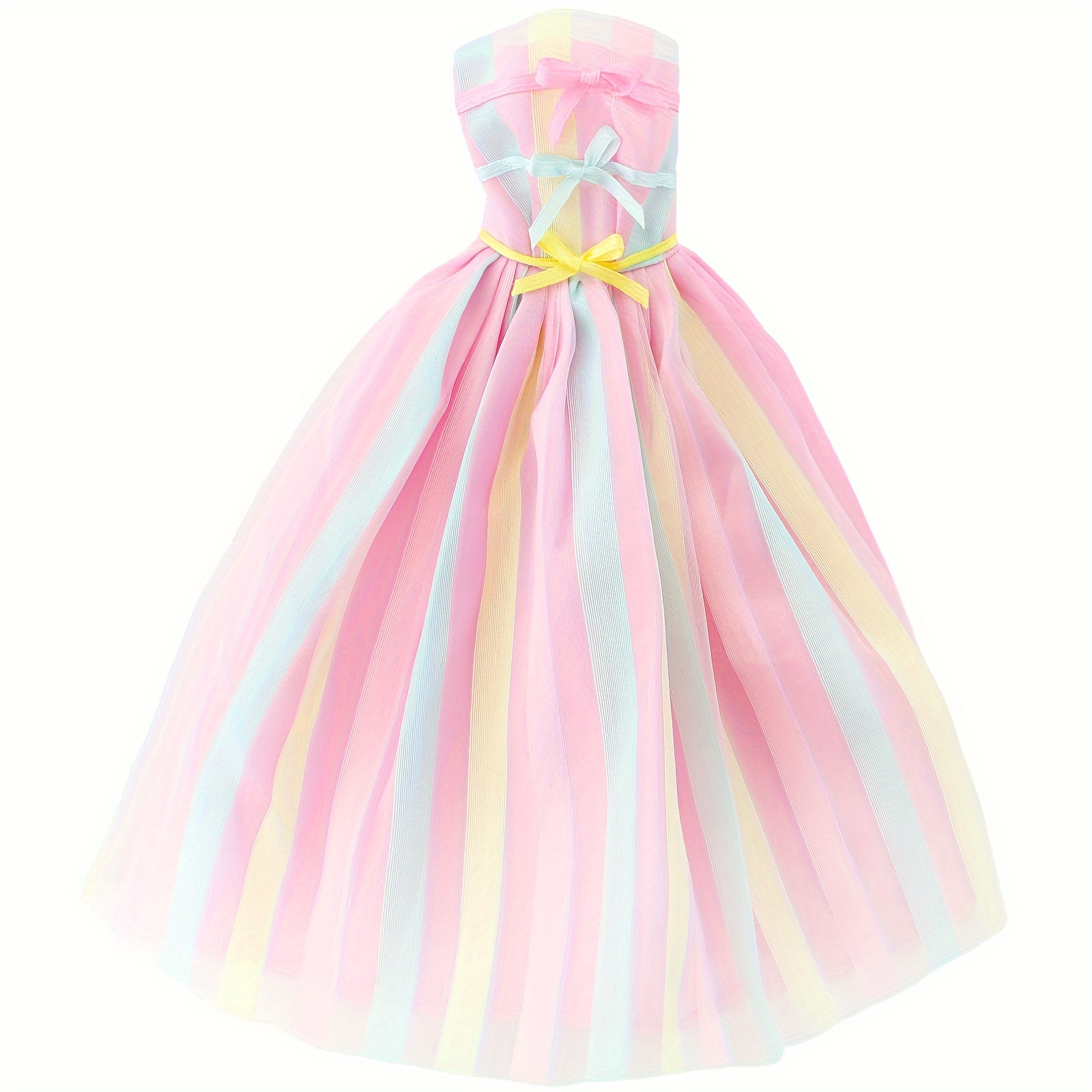 NTNAM 10 SetLot Princess Doll Dress Noble Party Gown for Barbie Doll  Fashion Design Outfit Gift for Girl' Doll 10Z JJ Color: U