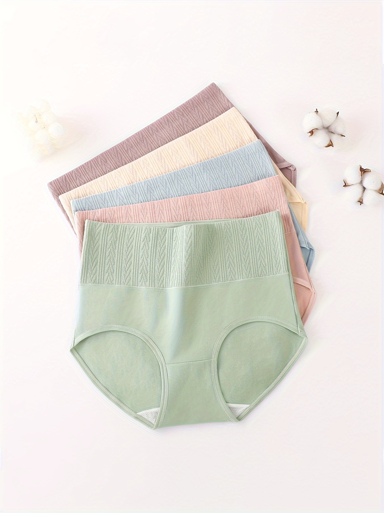 High Waist Briefs Comfy Breathable Stretchy Intimates - Temu