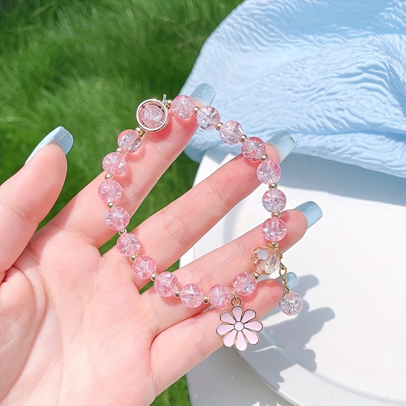 Crystal Finger Ring Chain Bracelet Boho Chain Bracelet - Temu